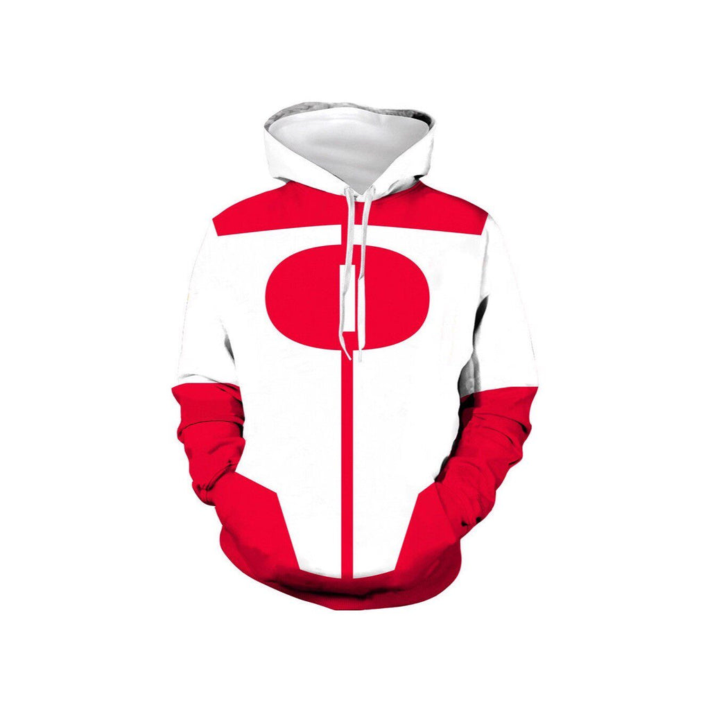Printed Casual Hooded Sweatshirt