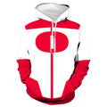 Printed Casual Hooded Sweatshirt