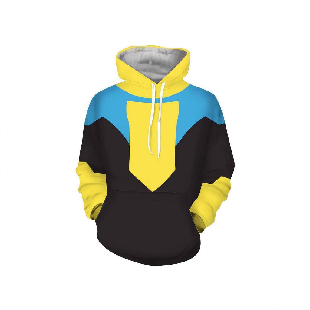 Printed Casual Hooded Sweatshirt
